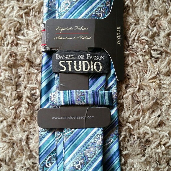 NWT Daniel De Fasson Tie - Picture 4 of 4